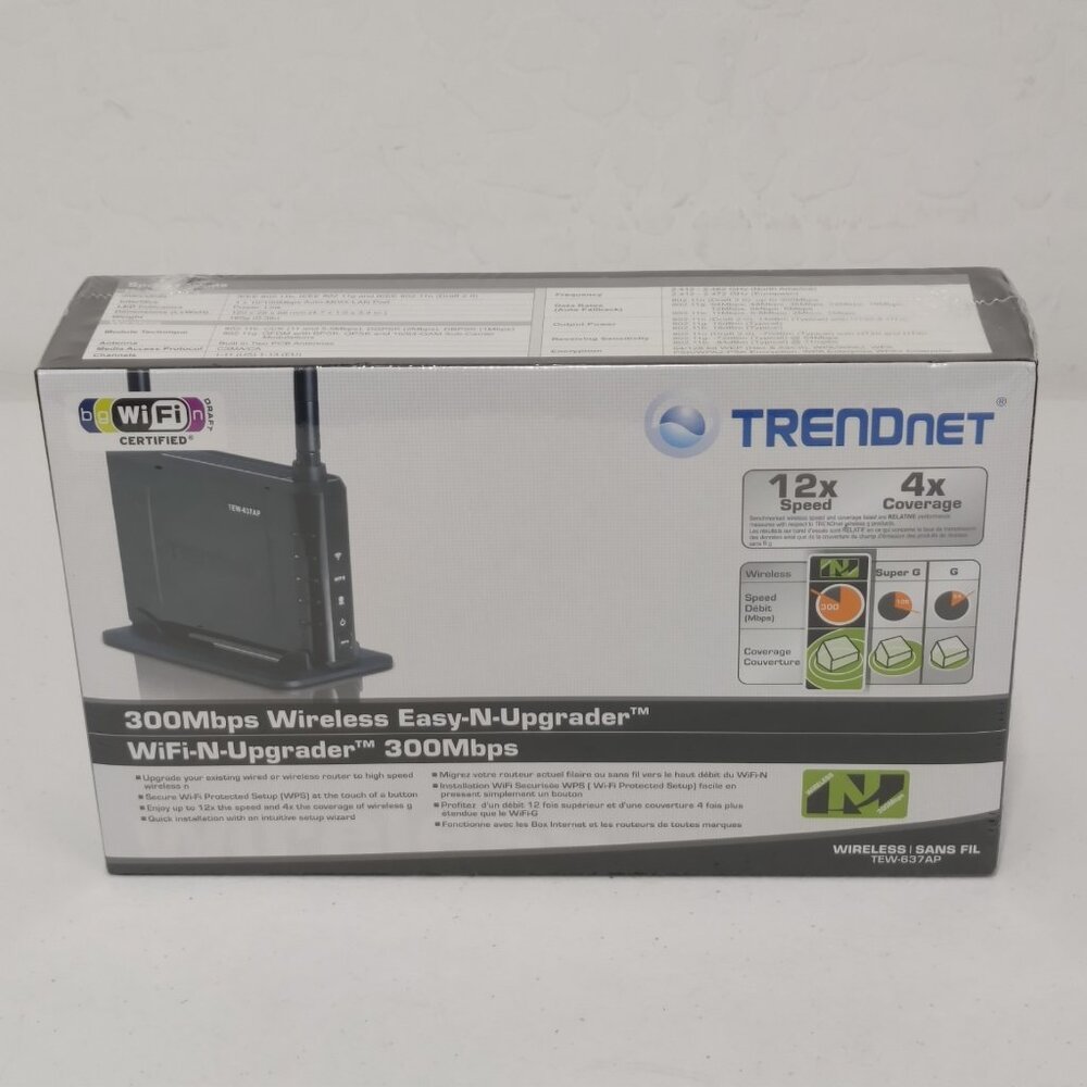 TRENDnet TEW-637AP N300 Wireless Easy-N-Upgrader™ 300Mbps (NEW)